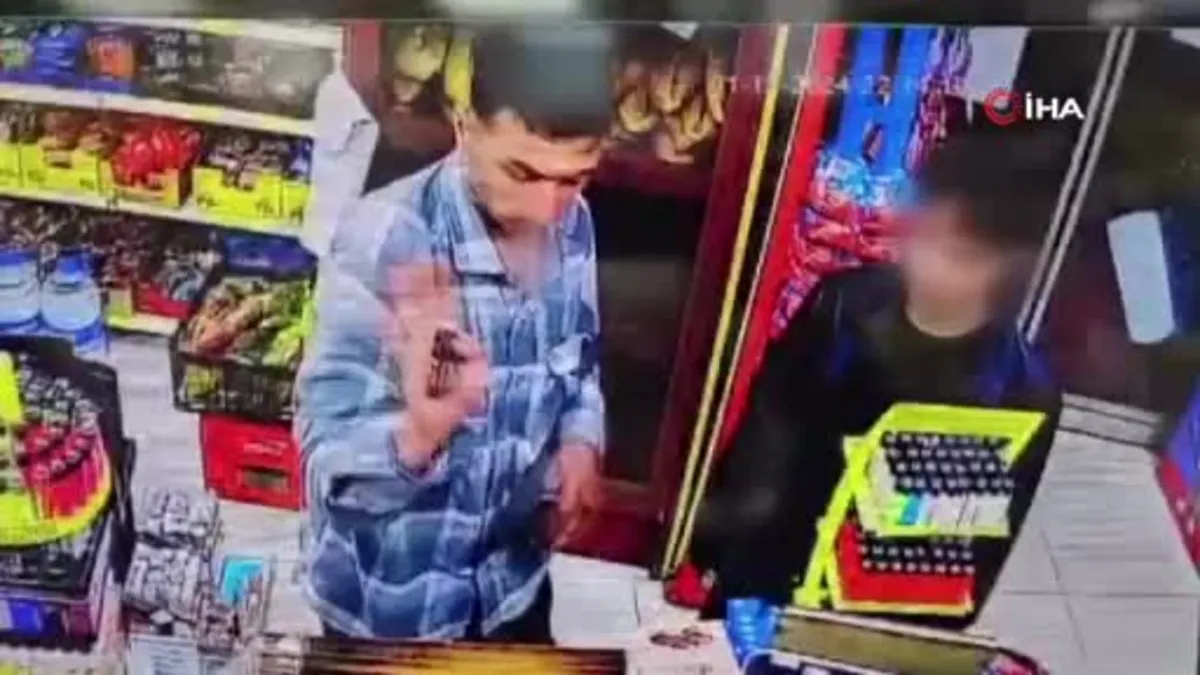 Polisi vuran şahsın olay öncesi görüntüleri ortaya çıktı