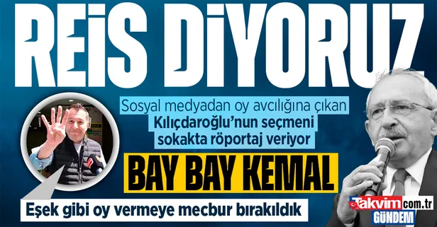 14 Mayıs sonrası sosyal medyadan oy avcılığına çıkan Kemal Kılıçdaroğlu'na şok! CHP seçmeni tercihini açıkladı: "Başkan Erdoğan'a oy vereceğim"