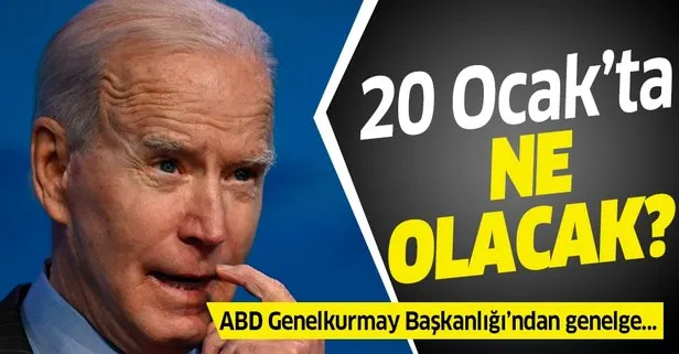 ABD Genel Kurmay Başkanlığı'ndan 'Biden' genelgesi