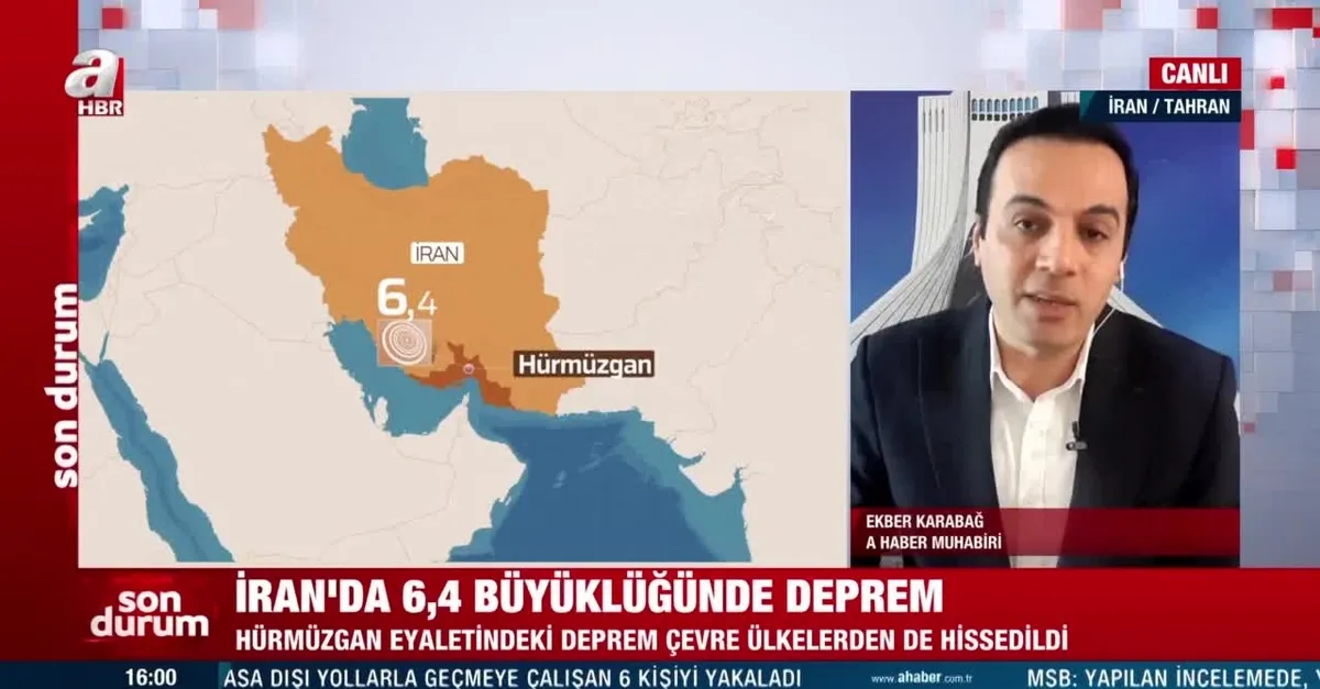 SON DAKİKA! İran'da şiddetli deprem!