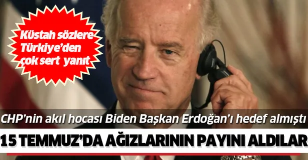 Joe Biden'ın Başkan Recep Tayyip Erdoğan'a yönelik küstah sözlerine İletişim Başkanı Fahrettin Altun'dan sert tepki