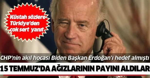Joe Biden’ın Başkan Recep Tayyip Erdoğan’a yönelik küstah sözlerine İletişim Başkanı Fahrettin Altun’dan sert tepki