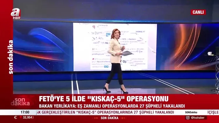 FETÖ’ye 5 ilde ‘’Kışkaç-5’’ operasyonu