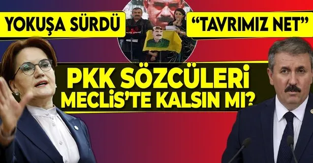 HDPKK’nın fezlekelerine kim ne oy verecek? Meral Akşener yokuşa sürdü Mustafa Destici tavrımız net dedi!