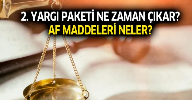 15 Kasım af ceza indirimi maddeleri ve af denetimli serbestlik şartları haberimizde