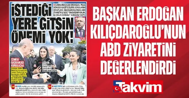Başkan Erdoğan, Kemal Kılıçdaroğlu’nun ABD ziyaretiyle ilgili Bizi niye ilgilendirsin ki dedi