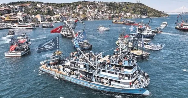 Şampiyonluğu boğazda kutladılar