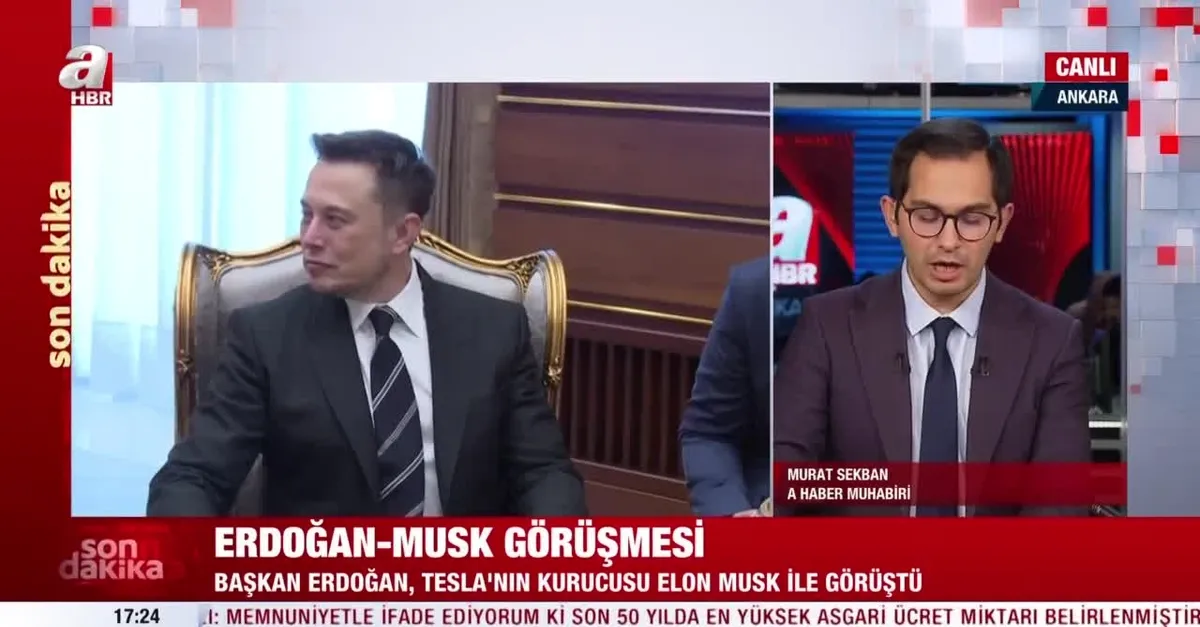 Başkan Erdoğan, Elon Musk ile görüştü
