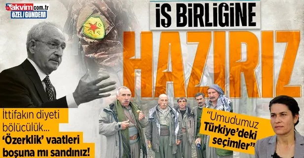 Terör örgütü YPG’den 7’li koalisyona destek! Kılıçdaroğlu’na mesaj:  Umudumuz, Türkiye’deki seçimler! İş birliğine hazırız