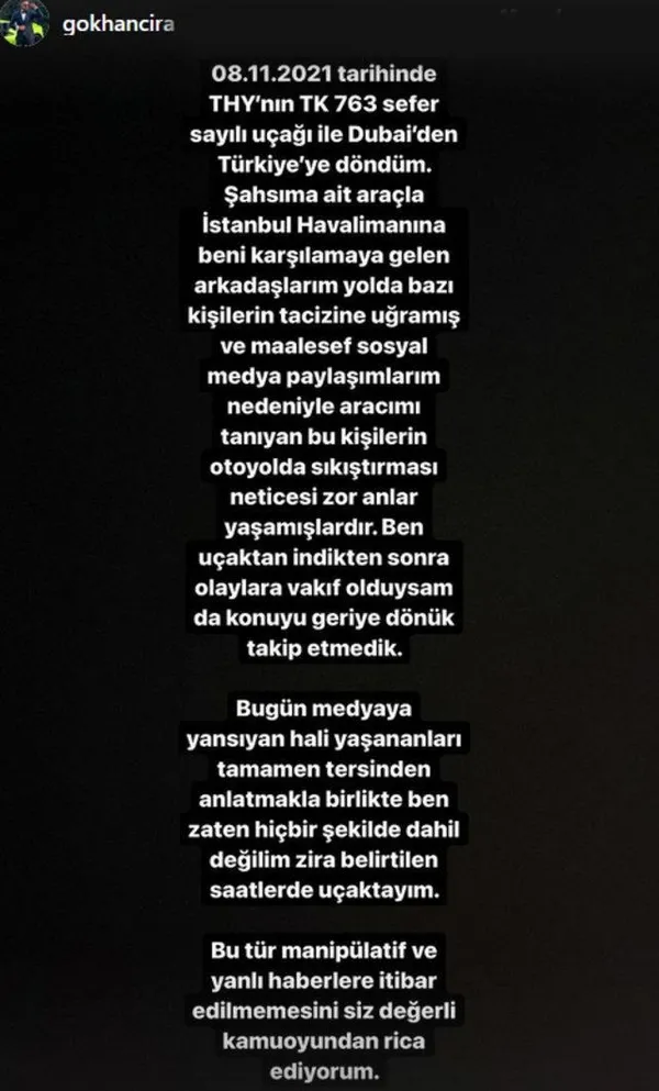 Otoyolda makas atıp yarış yapmışlardı! Gökhan Çıra skandal görüntüler hakkında ilk kez konuştu arkadaşlarını bakın nasıl savundu-6