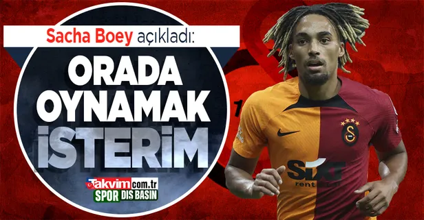 Sacha Boey açıkladı! "Orada oynamak istiyorum"