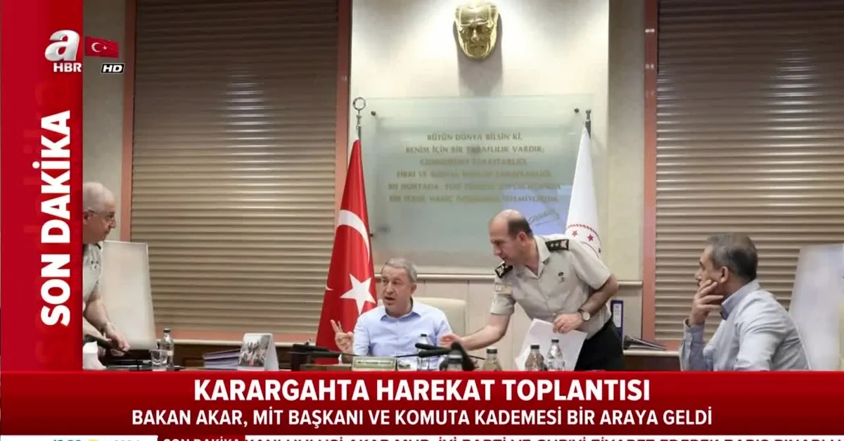 Son dakika: Karargahta 'Barış Pınarı' toplantısı! Sabahın ilk ışıklarına kadar sürdü |Video