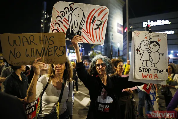 İsrail sokakları karıştı | Tel Aviv sokaklara döküldü! Katil Netanyahu'ya tepki yağdı: İstifa et - 15