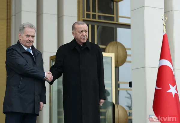 Başkan Erdoğan, Finlandiya Cumhurbaşkanı Niinistö'yü karşıladı! Dikkat çeken kareler... - 12