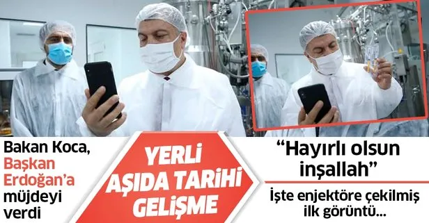 Yerli aşıyla ilgili kritik gelişme: Sağlık Bakanı Fahrettin Koca Başkan Erdoğan’a müjdeyi verdi