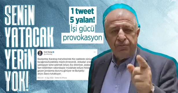 Ümit Özdağ'ın yalanlarına çok sert tepki: Senin yüzünden 4 masum bıçaklandı! Yatacak yerin yok