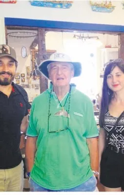 Komşu’dan antika aldı