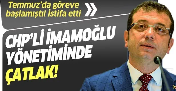 CHP'li İmamoğlu yönetiminde çatlak!
