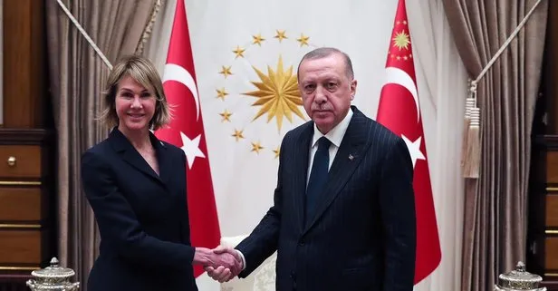 Son dakika: Başkan Erdoğan ABD'nin BM Daimi Temsilcisi Kelly Craft kabul etti