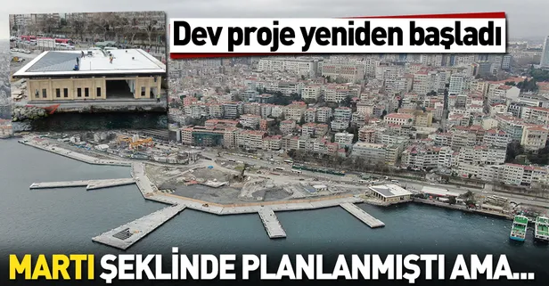 "Kabataş Meydan Düzenlemesi ve Transfer Merkezi"nde çalışmalar yeniden başladı