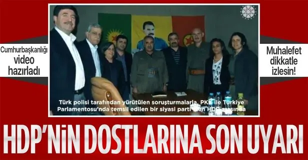 Cumhurbaşkanlığı İletişim Başkanı Fahrettin Altun’dan video ile deşifre: HDP demek PKK demektir