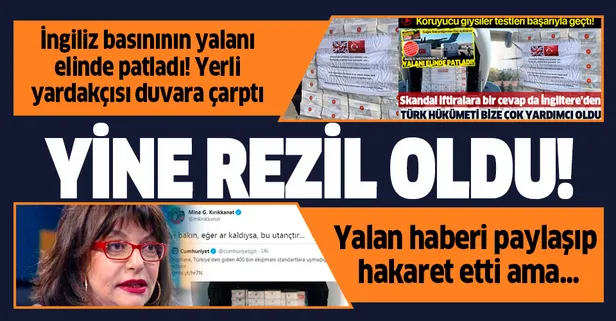 Mine Kırıkkanat yalan haberi paylaşıp hakaret etti yine rezil oldu!