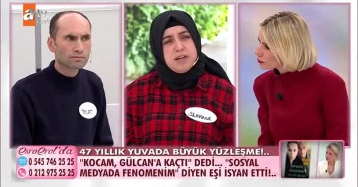 Telat oğluna Esra Erol'da kavuştu