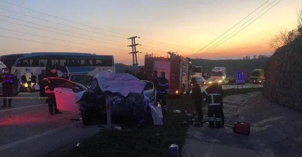 Düzce Akçakoca'da feci kaza! Çok sayıda ölü ve yaralı var...