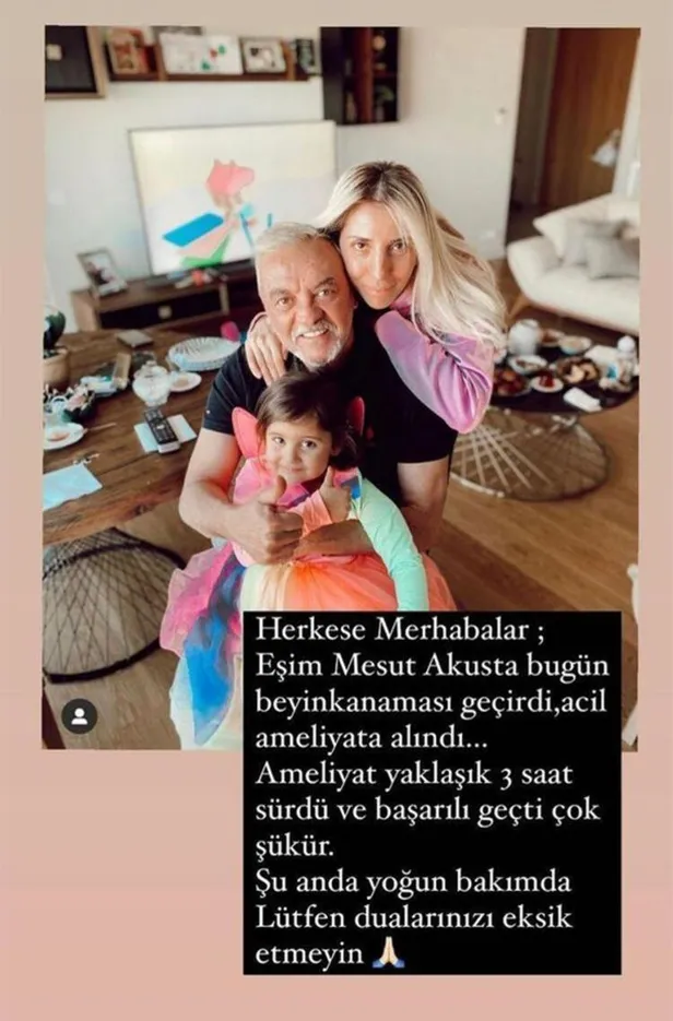 Yoğun bakıma kaldırılan Mesut Akusta'dan haber var! Beyin kanaması geçiren Mesut Akusta'nın son sağlık durumu...-4