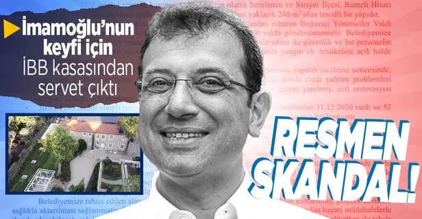 CHP'li İBB Başkanı Ekrem İmamoğlu'ndan skandal hareket! Köşke çevirttiği tarihi yapı için kasadan servet çıktı