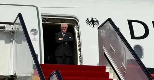 İsrail destekçisi Almanya Cumhurbaşkanı Steinmeier'i Katar'da kimse karşılamadı! Yarım saat uçak kapısında bekletildi