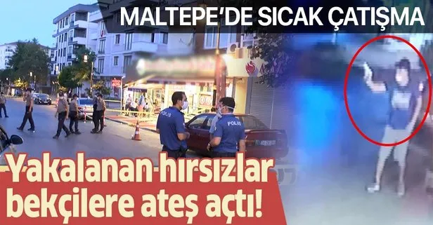 Son dakika: Maltepe’de suçüstü yakalanan hırsızlık zanlıları bekçilere ateş açtı