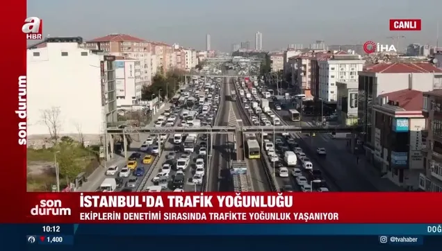 SON DAKİKA TRAFİK: Tam kapanmanın ilk gününde İstanbul'da trafik yoğunluğu! | İstanbul trafiğinde son durum ne?