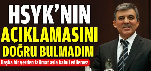 HSYK’nın açıklamasını doğru bulmadım
