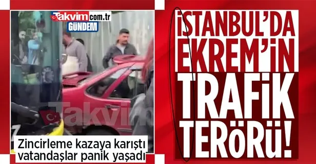 Bostancı’da İETT otobüsünden zincirleme kaza! Vatandaşlar büyük panik yaşadı