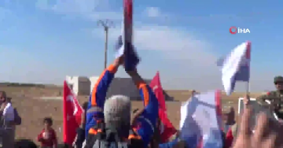 Tel Abyad'lı çocukların Erdoğan sevgisi!