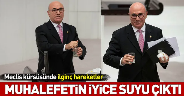 Mahmut Tanal'dan limonlu protesto