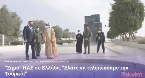 SON DAKİKA! Yunanistan-Birleşik Arap Emirlikleri yakınlaşması! Yunan gazetesinden küstah Türkiye manşeti - 6