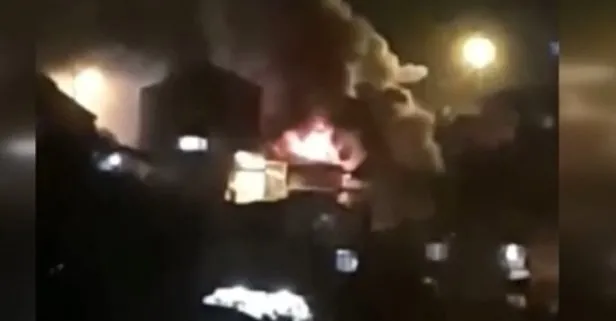 Sarıyer'de korkutan yangın! Gecekondu küle döndü