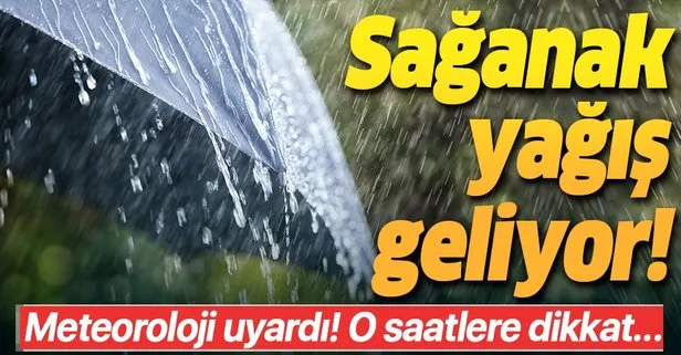Meteoroloji’den Marmara Bölgesi için sağanak yağış uyarısı | 2 Haziran hava durumu