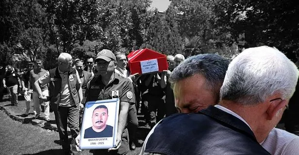 İzmir'deki yangında şehit olan dozer operatörü İbrahim Demir son yolculuğuna uğurlandı! Başkan Erdoğan'dan taziye