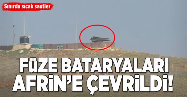 Füzeler Afrin'in ilçelerine kilitlendi!