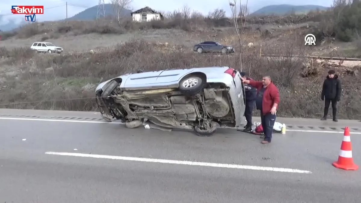 Amasya'da trafik kazası: 4 yaralı