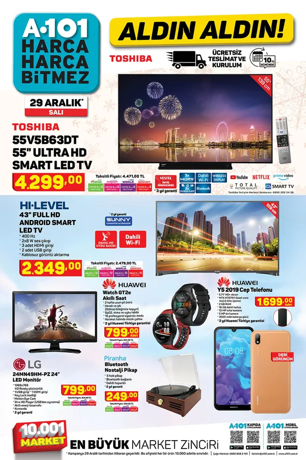 A101 aktüel ürünler kataloğu 29 Aralık Salı 2020! A101 aktüel ürünlerde bu hafta neler var?-2