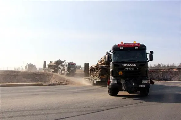 Afrin operasyonu için sınırda yoğun hareketlilik-11