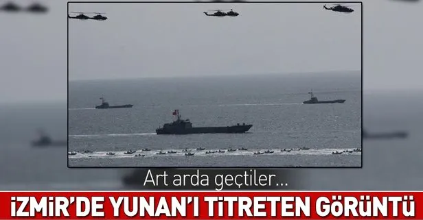 Yunan'ı korkutan görüntü! Art arda geçtiler
