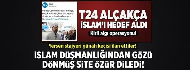 İslam düşmanlığından gözü dönmüş site özür diledi!