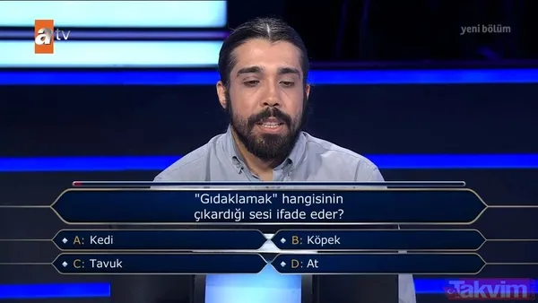 Kim Milyoner Olmak İster'e hikayesiyle damga vuran yarışmacı! 300 bin TL'lik Osmanlı sorusunda bakın ne yaptı - 3