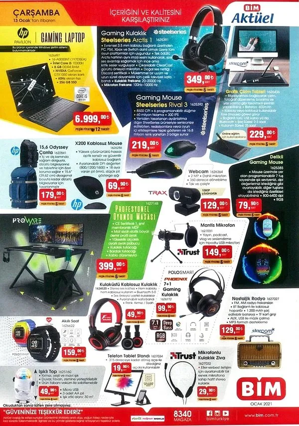 13 ocak bim aktuel katalogu bim aktuel