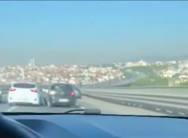 TEM'de zincirleme kaza! 6 araç birbirine girdi!-2